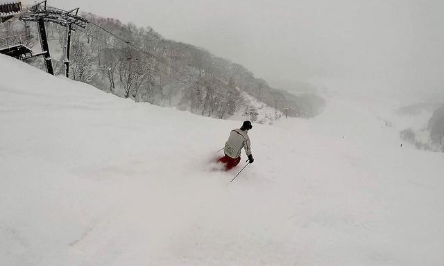小谷(おたり)村スキー場の良い所 白乗②新雪パウダー